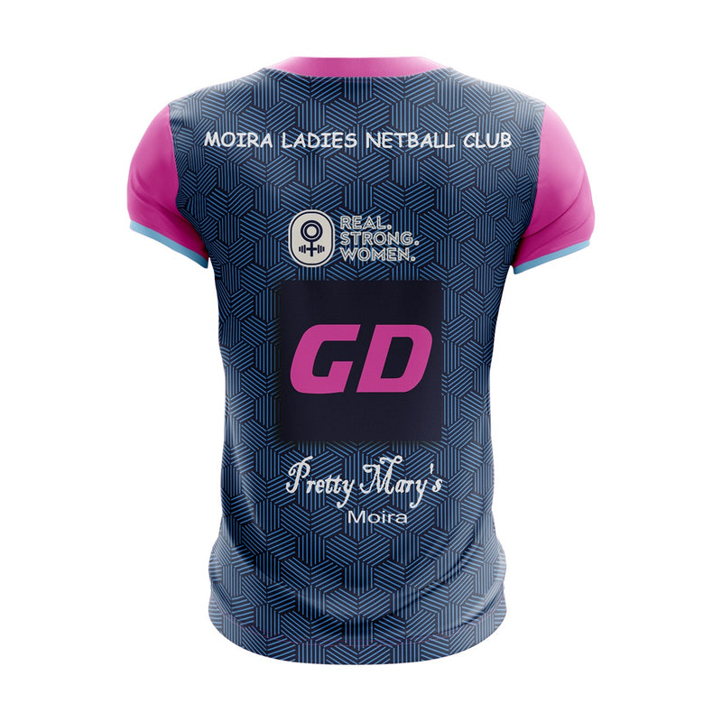 Load image into Gallery viewer, Moira Ladies Netball Jersey Cap Sleeve - Adults