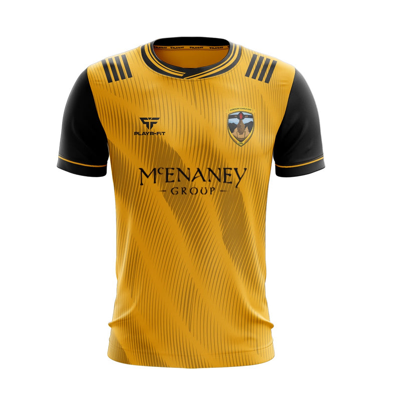 Load image into Gallery viewer, Corduff Gaels GFC Jersey (Yellow) - Adults