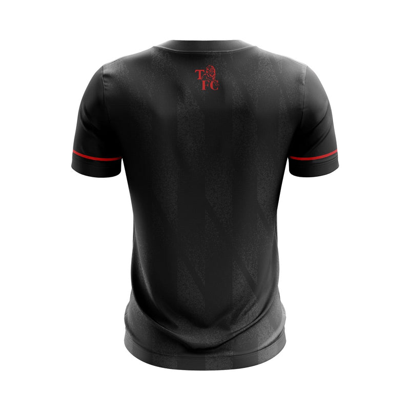 Load image into Gallery viewer, Tullans Red Star FC Jersey E11 Black/Red - Adults