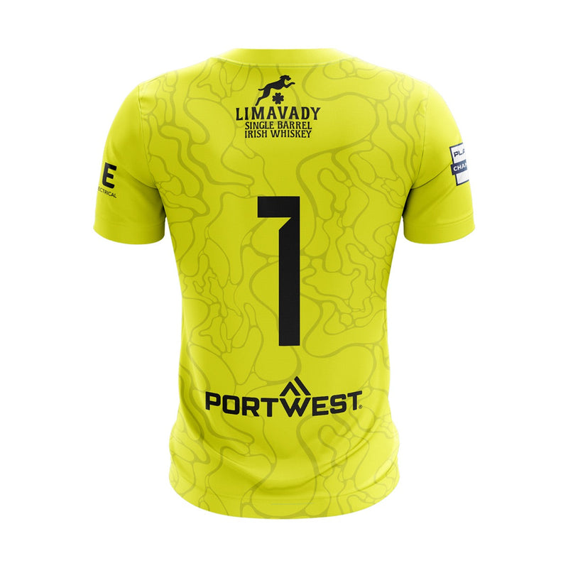 Load image into Gallery viewer, Limavady United FC Pro Jersey (GK Flo Yellow) - Kids