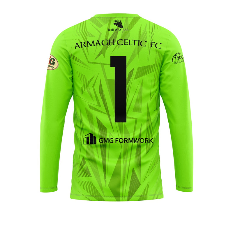 Load image into Gallery viewer, Armagh Celtic Jersey (Long Sleeve) GK (Green) - Kids