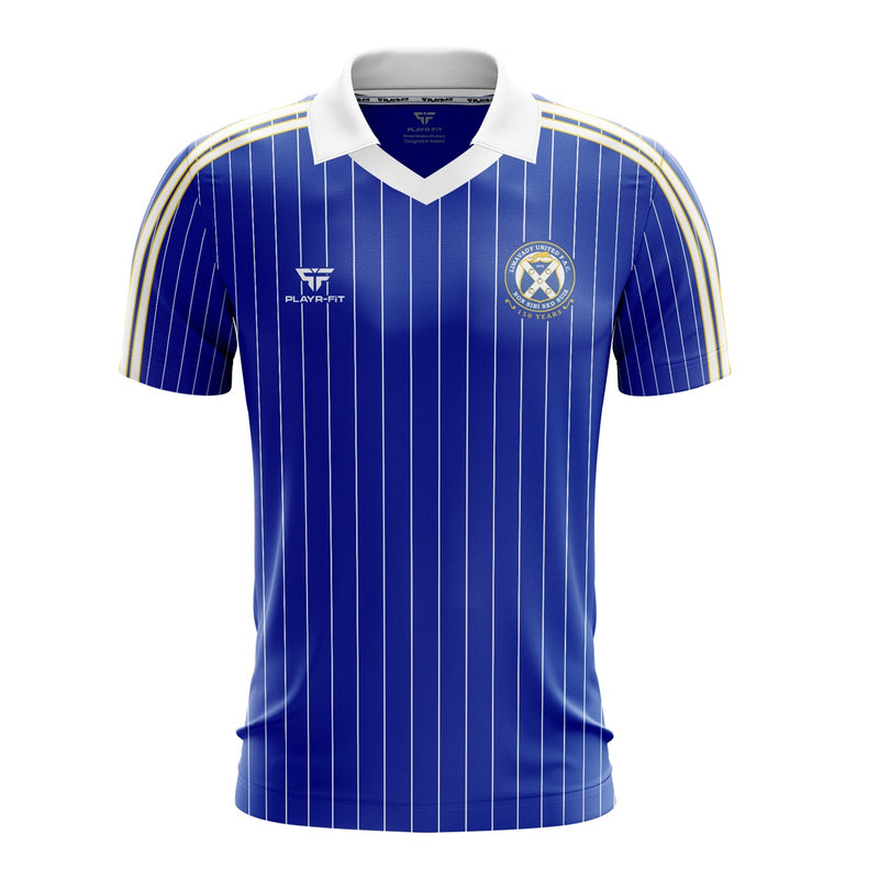 Load image into Gallery viewer, Limavady United FC Retro Jersey (Blue) - Adults