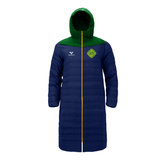 St Michaels GFC Cork Long Padded Jacket (Below Knee) - Adults