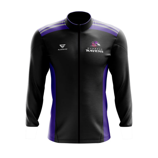 Dundalk Ravens Midlayer (Full Zip) Endure (Black/Purple/Grey) - Adults