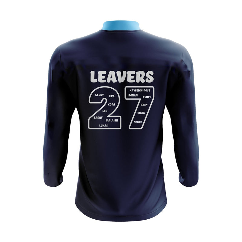 Load image into Gallery viewer, St Marys PS Rathfriland Leavers Midlayer (1/4 Zip) Spirit Navy/Sky - Adults
