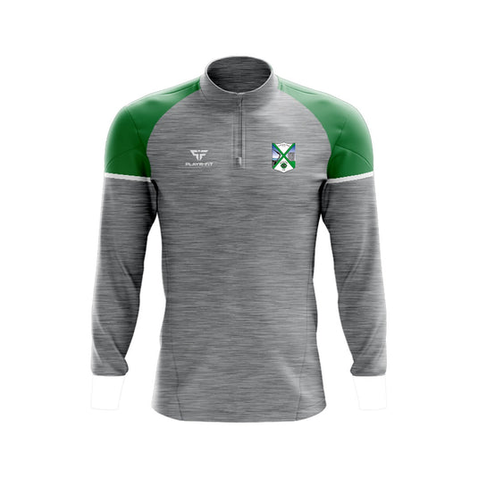 Geraldines GFC Louth Midlayer (1/4 Zip) Stellar (Grey/Green/White) Colour - Kids