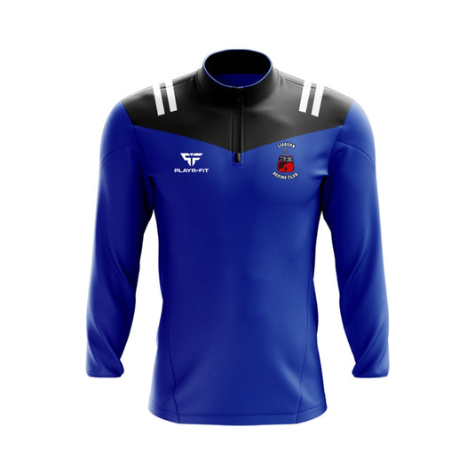 Lisburn Boxing Club Midlayer (1/4 Zip) Tenacity (Blue/Black/White) - Adults