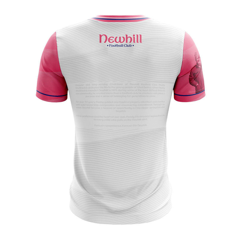 Load image into Gallery viewer, Newhill Girls Academy Paddy McStravick Jersey (White/Pink) - Adults