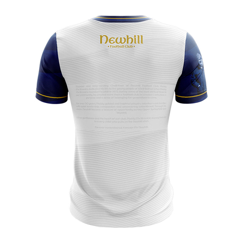 Load image into Gallery viewer, Newhill Girls Academy Paddy McStravick Jersey (White/Blue) - Kids