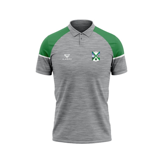 Geraldines GFC Louth Polo Stellar (Grey/Green/White) Colour - Adults