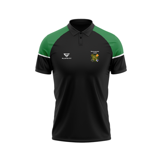 INF Warrenpoint Polo Stellar Black/Green - Kids