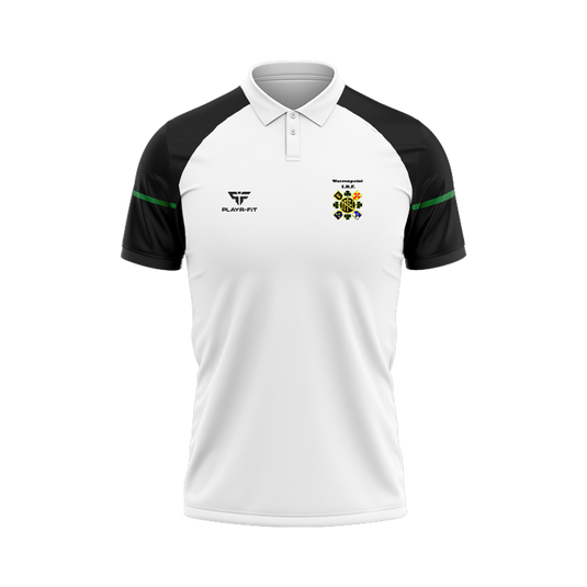INF Warrenpoint Polo Stellar White/Black - Adults