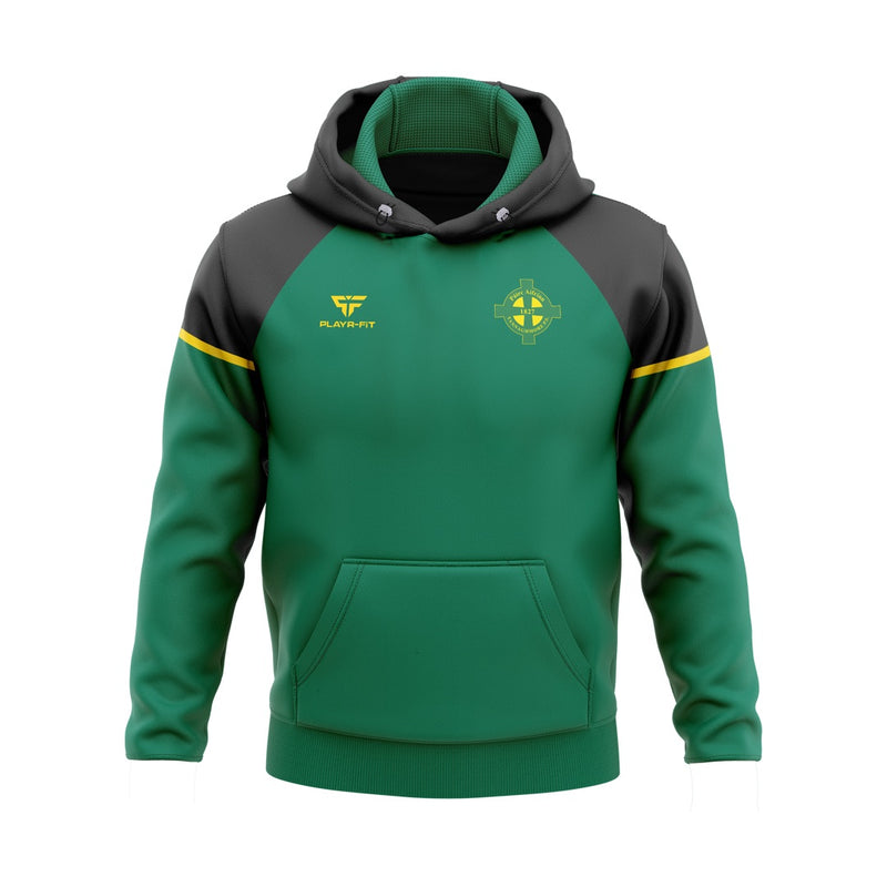 Load image into Gallery viewer, Tannaghmore PS Students Leavers 2027 Hoodie Stellar Green/Black - Kids