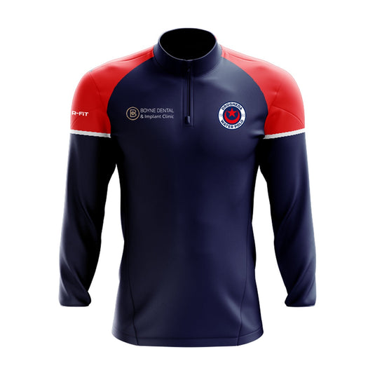 Drogheda Water Polo Mens Midlayer (1/4 Zip) Stellar (Navy/Red/White) - Kids
