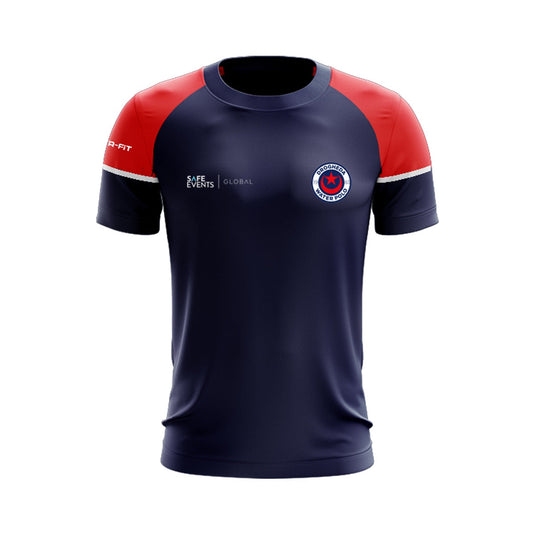Drogheda Water Polo Mens T-Shirt Stellar (Navy/Red/White) - Adults