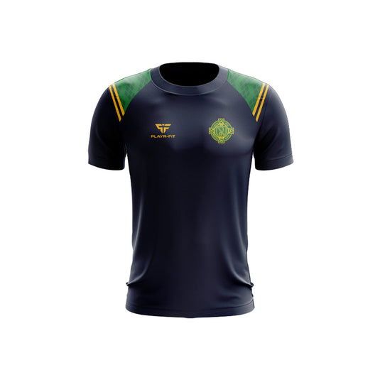 St Michaels GFC Cork T-Shirt Vigour (Navy/Bottle/YellowGold) - Kids