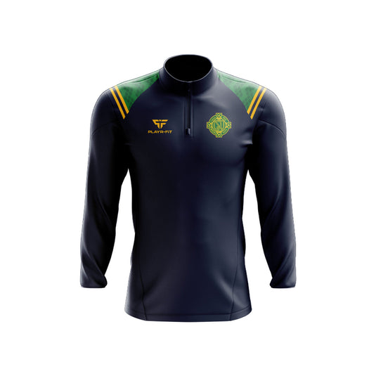 St Michaels GFC Cork Midlayer (1/4 Zip) Vigour (Navy/Bottle/YellowGold) - Adults