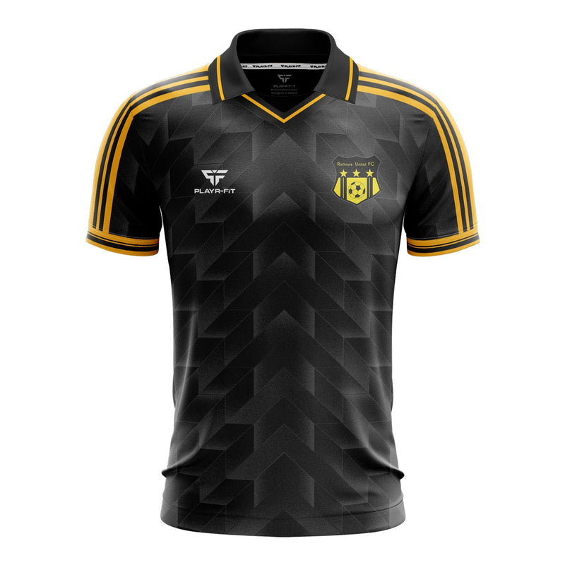 Load image into Gallery viewer, Rathnure United FC Jersey V-Neck (Black) - Adults