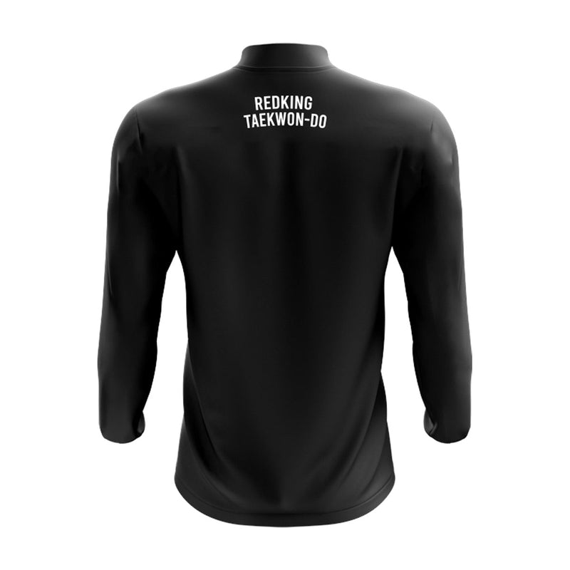 Load image into Gallery viewer, RedKing Taekwon do Midlayer (1/4 Zip) Optimum (Black/Red) - Adults
