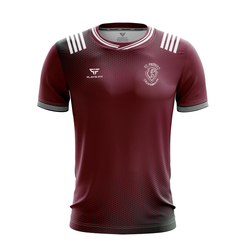 Load image into Gallery viewer, St Patricks PS Crossmaglen English Unit Younger Class Leavers Jersey F38 (Maroon/White) - Kids