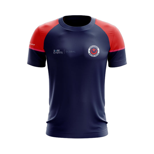 Drogheda Water Polo Ladies T-Shirt Stellar (Navy/Red/Pink) - Adults