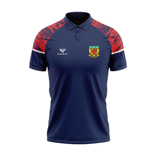 Naomh Malachi Polo Stellar (Navy/Red/White) - Kids