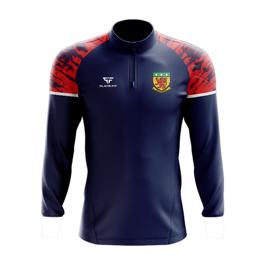 Naomh Malachi Midlayer (1/4 Zip) Stellar (Navy/Red/White) - Adults