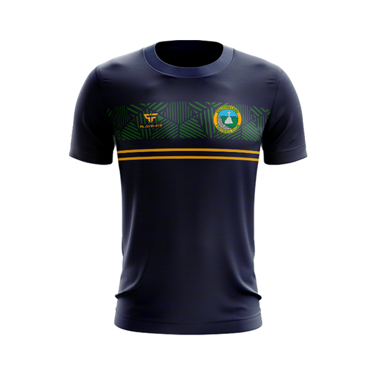 Ballyholland FC T-Shirt Optimum (Navy/Green/YellowGold) - Adults