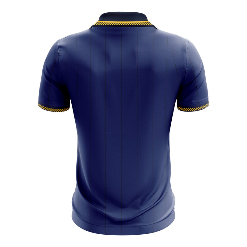 Load image into Gallery viewer, Orchard Farm FC Jersey (Navy, Yellow, Retro) - Kids