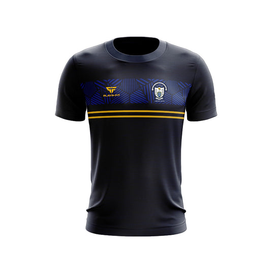 Clare Handball T-Shirt Optimum (Navy/Blue/YellowGold) - Adults
