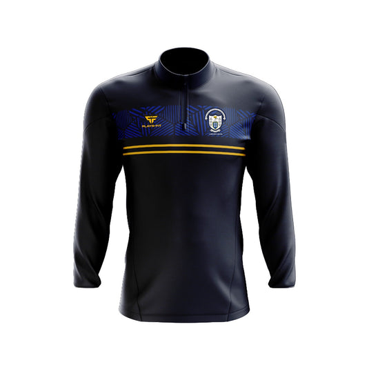 Clare Handball Midlayer (1/4 Zip) Optimum (Navy/Blue/YellowGold) - Adults