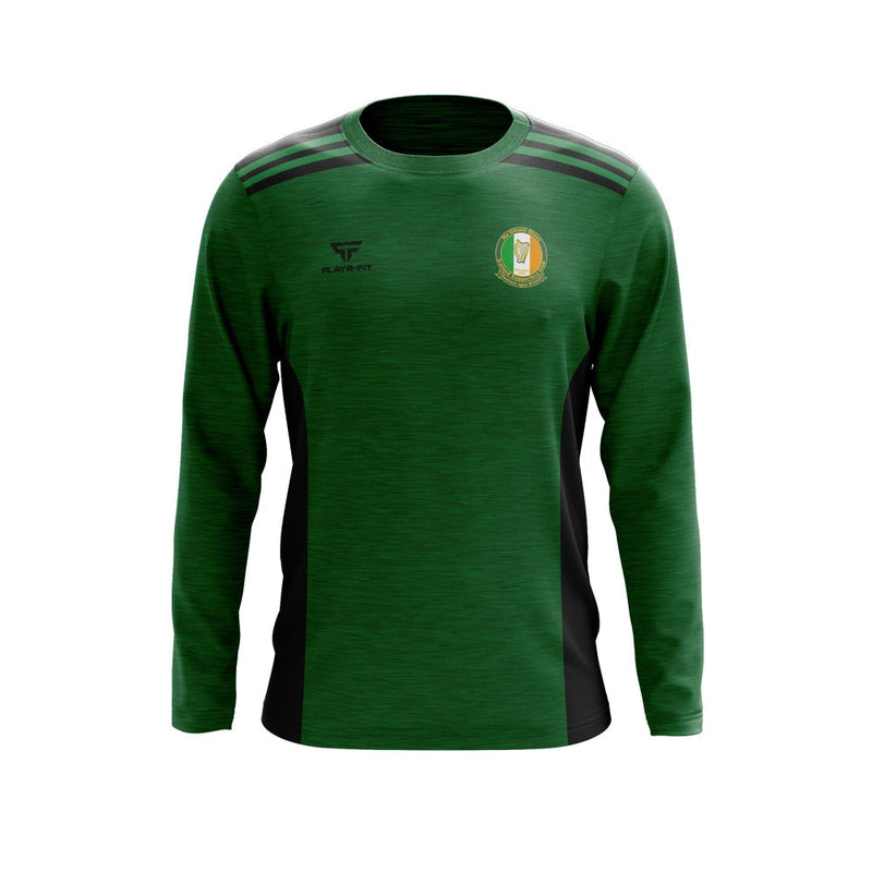 Load image into Gallery viewer, Na Glinntí Glasa ISC Crew Neck Endure (Green/Black) - Adults