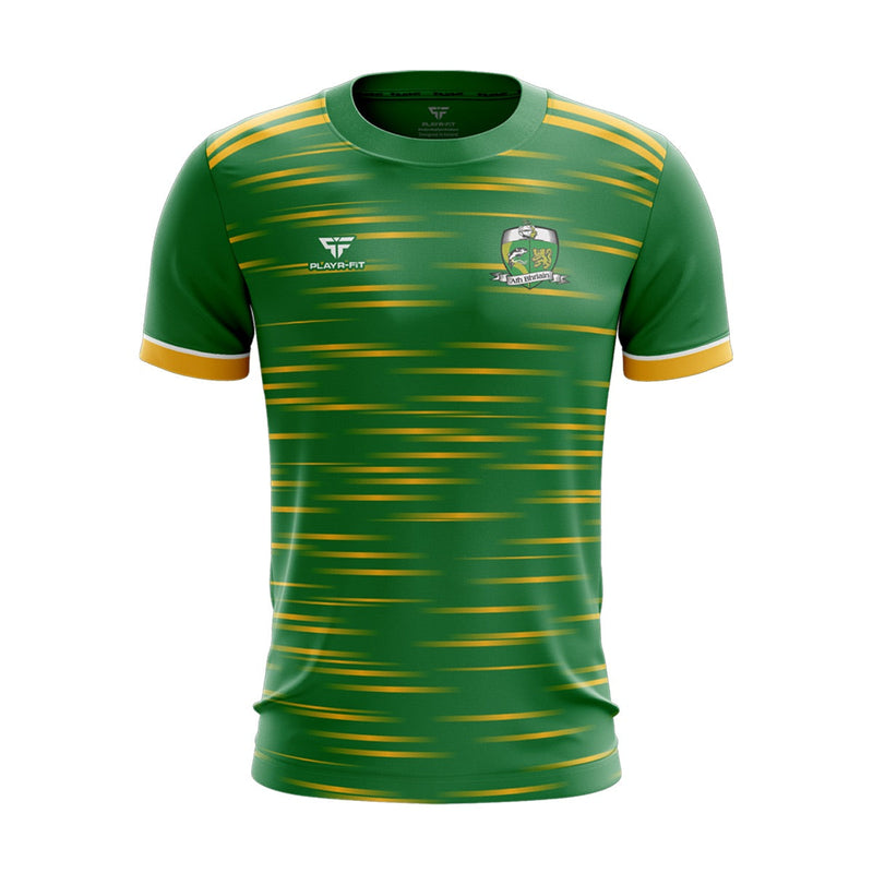 Load image into Gallery viewer, Bryansford GAC Jersey D35 (Green/YellowGold) - Kids