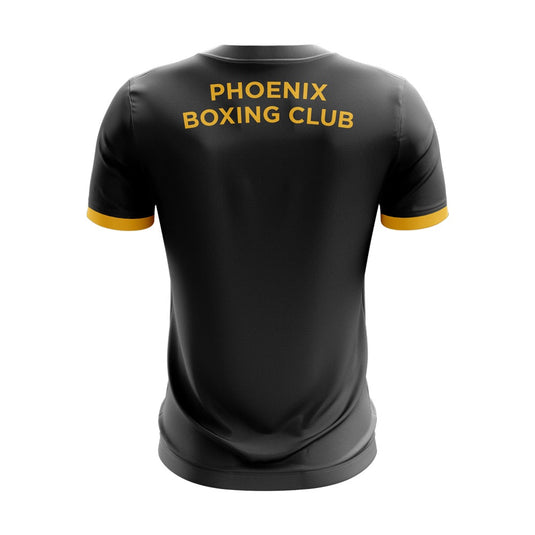 Phoenix Boxing Club Jersey D04 (Black/YellowGold) - Kids