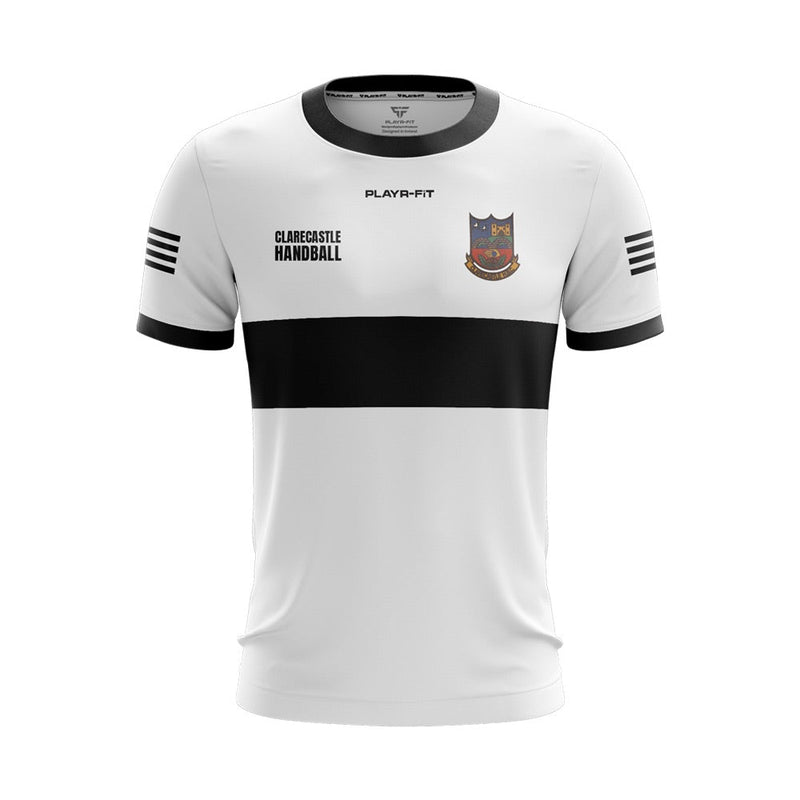 Load image into Gallery viewer, Clarecastle Handball Club Jersey D26 (White) - Kids