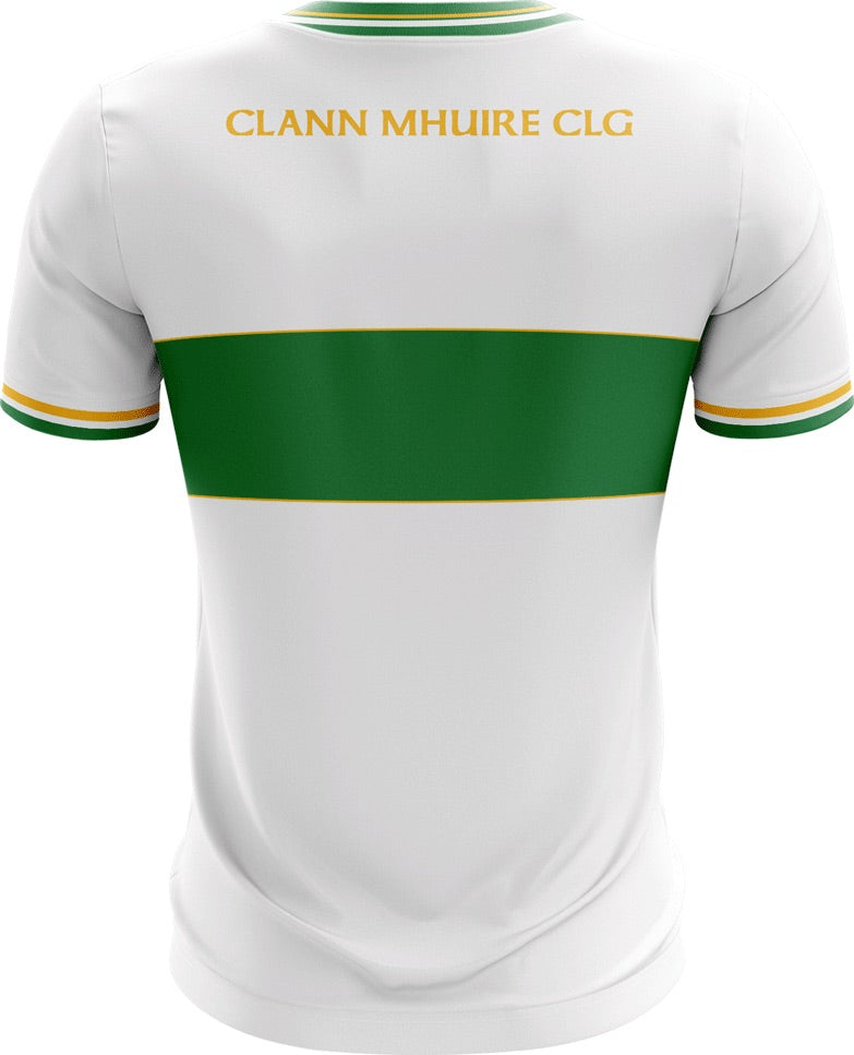 Load image into Gallery viewer, Clann Mhuire CLG Jersey White/Green - Kids