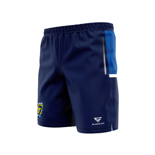 Augher Stars Activ8 Leisure Shorts (Blue) - Adults