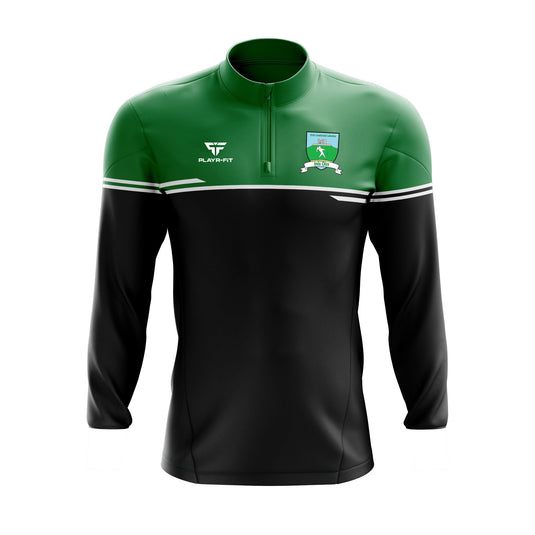 Inis Oírr Handball Midlayer (1/4 Zip) Courage (Black/Green/White) - Kids