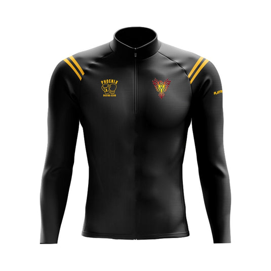 Phoenix Boxing Club Midlayer (1/4 Zip) Vigour (Black/YellowGold) - Kids