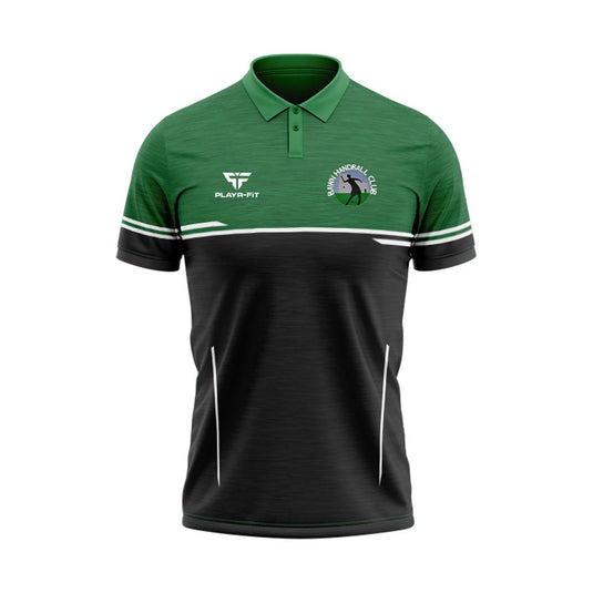 Bawn Handball Club Polo Courage (Black/Green/White) - Adults