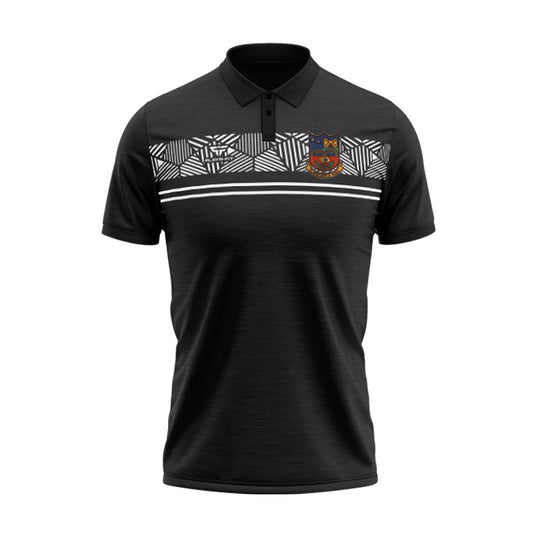 Clarecastle Handball Club Polo Optimum (Black/White) - Kids