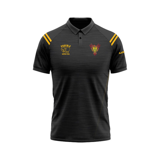 Phoenix Boxing Club Polo Vigour (Black/YellowGold) - Kids