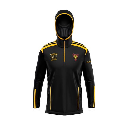 Phoenix Boxing Club Pro Hoodie Vigour (Black/YellowGold) - Adults