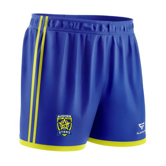 Augher Stars Training/Playing Shorts (Blue/Yellow) - Kids