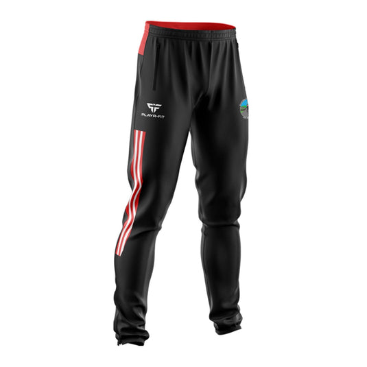 Madden Road Bowls Skinny Pants Optimum (Black/Red/White) - Adults