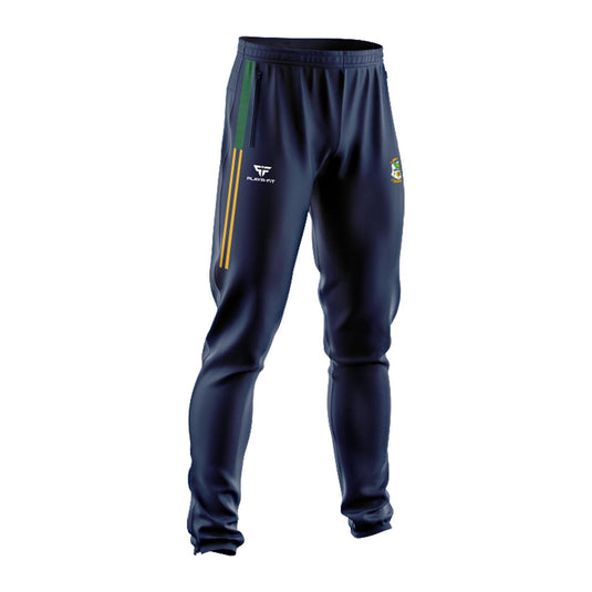 Carrickmacross Ladies LGFA Skinny Pants Vigour (Navy/Green/YellowGold) - Adults