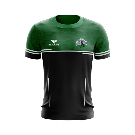 Bawn Handball Club T-Shirt Courage (Black/Green/White) - Adults