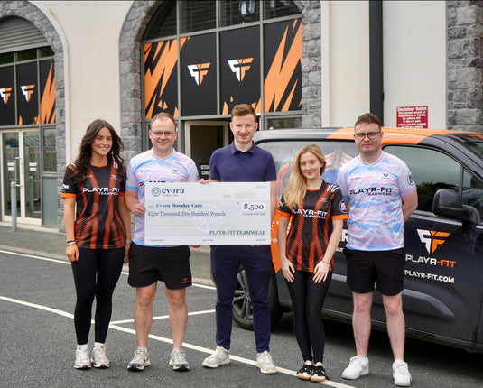 PLAYR-FIT Business 5s Raises £9,650 for Evora Hospice