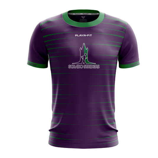 Scrabo Striders Jersey A33 - Light Mesh - Purple - Adults