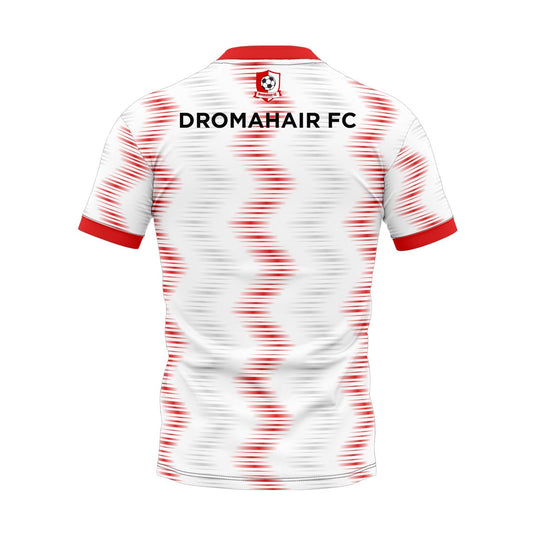 Dromahair FC Jersey A37 (White) - Adults